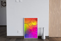 Bubbles Gradient Abstract Wall Art