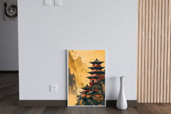 Chinese Temple Painting Wall Art