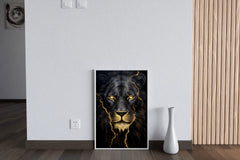 Panther with Golden Eyes Wall Art - beink online art store