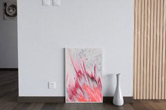 Smooth Long Run Elegent Brush Strokes Abstract Wall Art