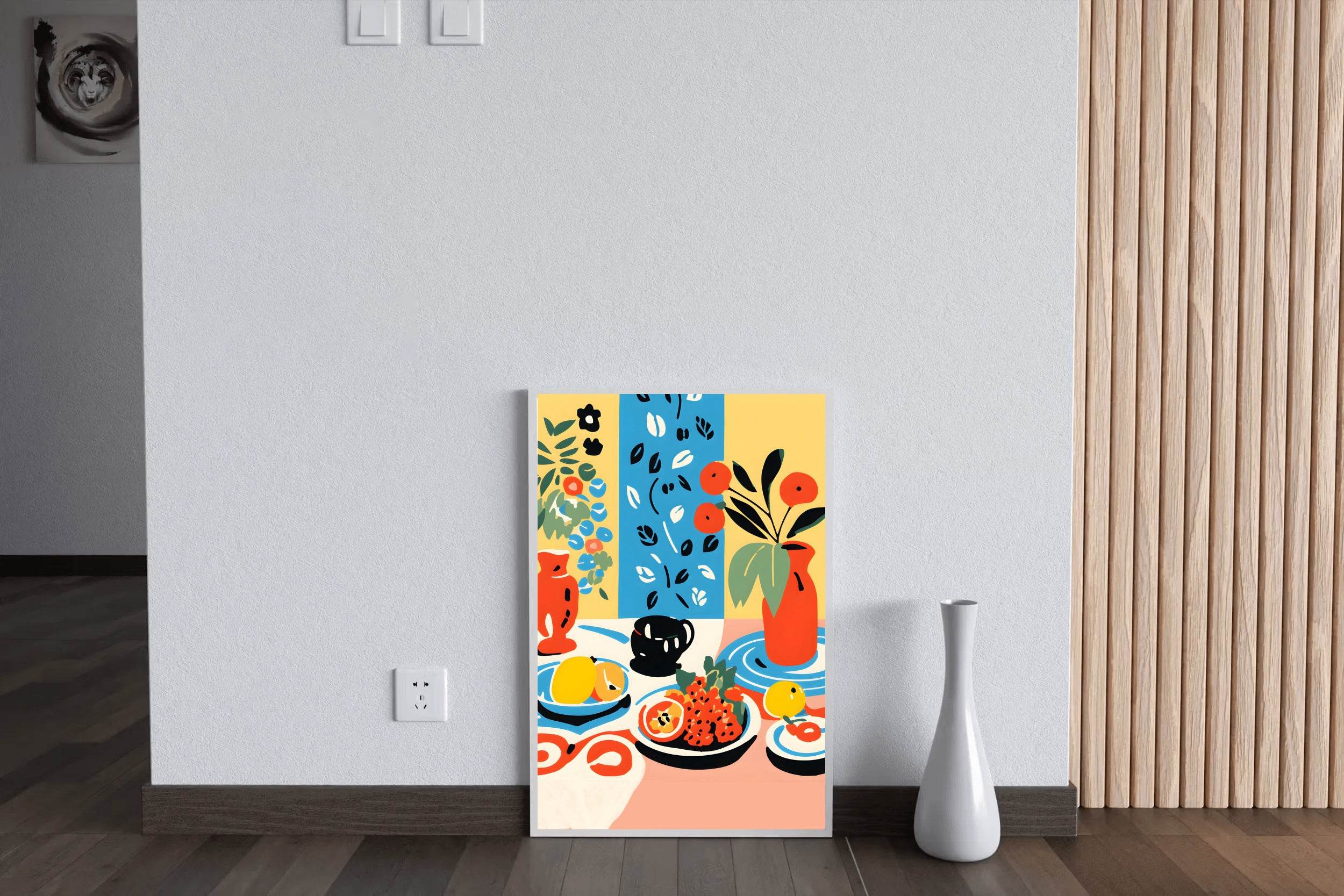 Fruit And Flower Painting Wall Art - beink online art store