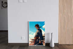 Traditional Japanese Samurai Character Anime Wall Art - beink online art store