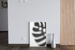 Zebra Footprint Black & White Wall Art