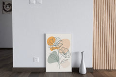 Minimal Spring Flower Wall Art