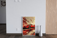 Red Ferrari F8 Wall Art