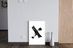 Black Marker Graffiti Symbol Wall Art