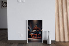 Grand Luxury Piano In The Theater Wall Art