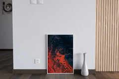 Fire burning Abstract Wall Art