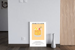 Whiskey Amaretto Sour Wall Art