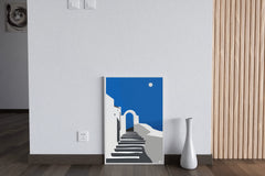 Stairs to the Sky. Santorini - Greece Wall Art