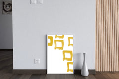 Painting Yellow Cubes Wall Art