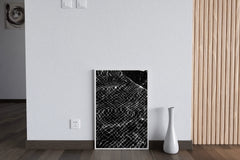 White Net Thread Abstract Wall Art