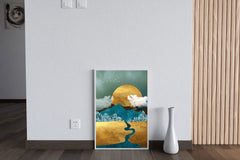 Wanderlust Golden Path Modern Wall Art