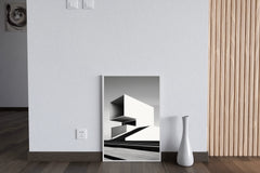 Black And White Villa Wall Art