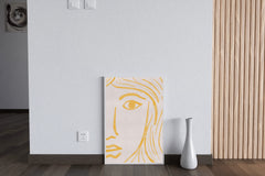 Half Face of A Woman Wall Art