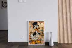 Donald Duck Holding Bottle Wall Art