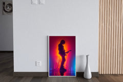 Guitarist In Concert Wall Art