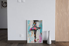 Oil Painting Of A Dancing Girl Wall Art