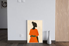 Black Women Textured Wall Art