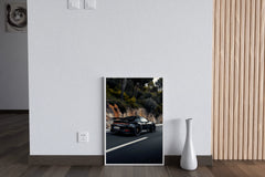 Porsche 911 Carrera Black Wall Art