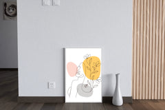 Minimal Feminine Flowers Wall Art