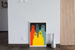 Ghostly Gathering - Haunting Appearance of the Figures Wall Art