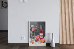 Red Campari Cocktail Wall Art