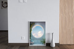 Window With Magical Landscape View  Anime Wall Art