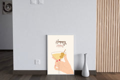 Cocktail Glass With Olives Wall Art