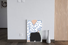 Classic Women Dress Painting Wall Art