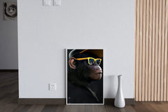 Gorilla With Sunglasses Wall Art