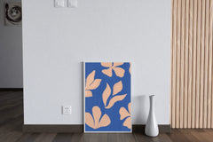 Productive Blue Leaves Wall Art