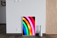 Multicolor Lines Abstract Wall Art