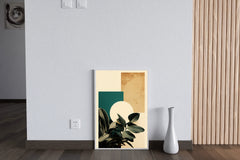 Modern Leaves Abstract Wall Art