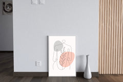 Minimal Design of Women's Top Bust Wall Art