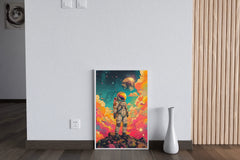 Astronaut In Space colorful artwork