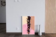 Braided Hair of A Girl Wall Art