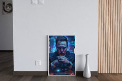 3D Image of Elon Musk Wall Art