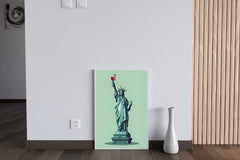 Statue of Liberty Holding Wine Wall Art