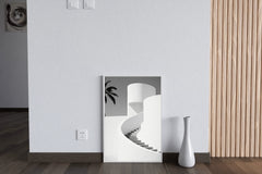 Concrete Walls White Wall Art