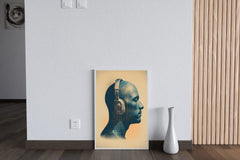 Thinking While Listening To Music Wall Art