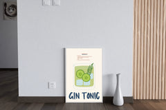 Gin and Tonic Cocktail Wall Art