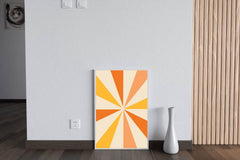 Drawing Orange And Yellow Rays - beink online art store