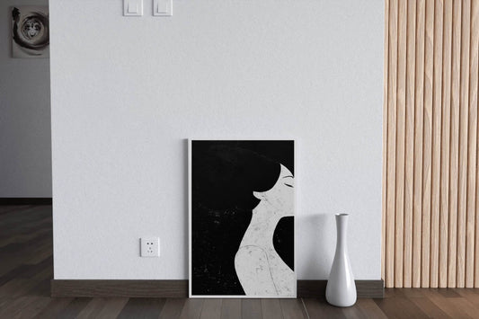 Black and White Women Elegance Wall Art - beink online art store