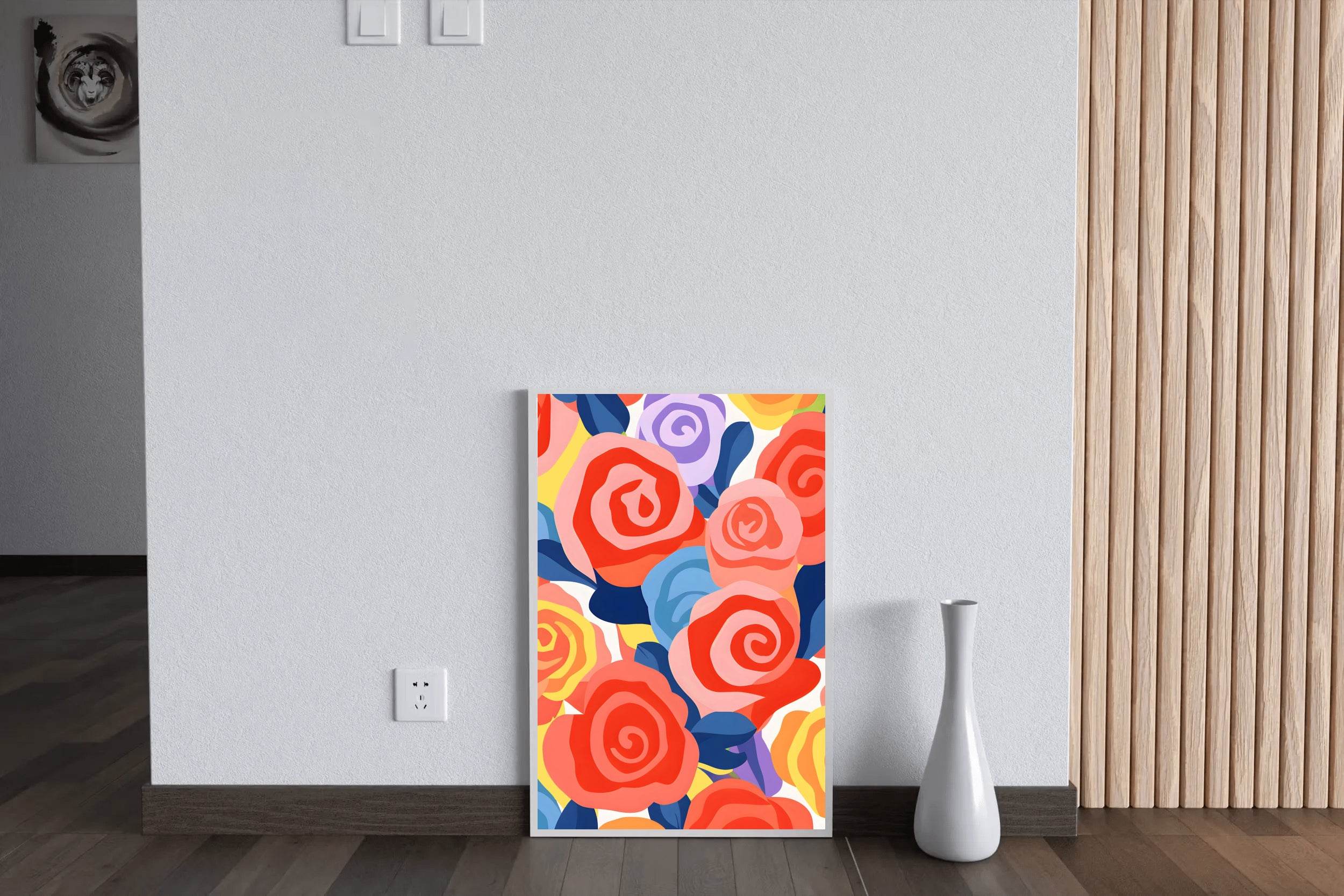 Painting Roses Wall Art - beink online art store