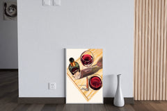 Glass of Champagne and Wine Wall Art