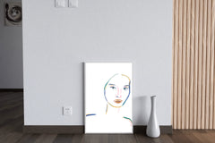 The Woman Pale Face Wall Art