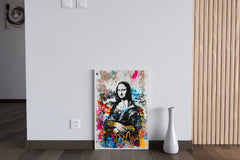 Mona Lisa Graffiti Style Wall Art