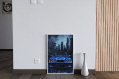 BMW Blue Wall Art