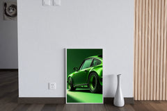 Porsche Carrera Coupe Green Wall Art